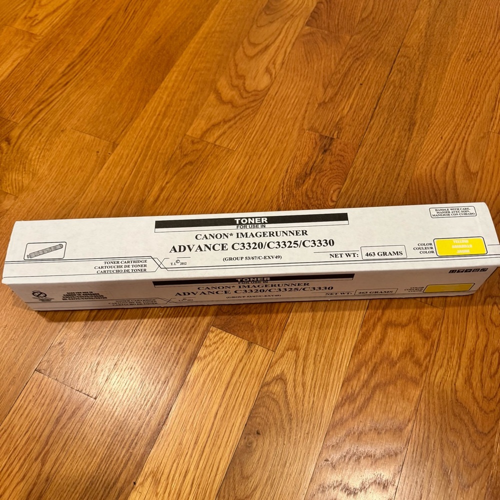 Canon ImageRunner Advance Toner Ink Yellow C3320 C3325 C3330